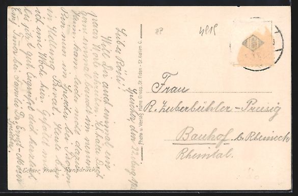 Cartoline postali: AK Speicher, Evangelische Kirche, 1933 – Usato da Berlin venduto da bartko-reher 1