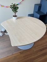 Bürotisch rund - höhenverstellbar 