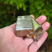 Hochglänzender Pyrit von Peru, ca. 135 gr.