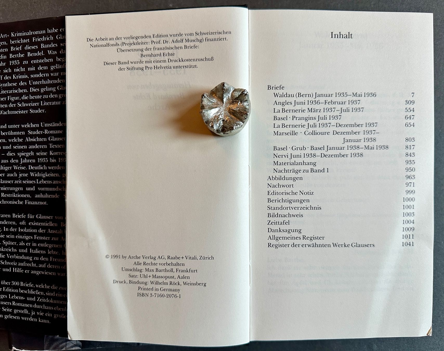 Libri: Friedrich Glauser: Briefe. 2 Bde. 1988/91 – Usato da Zürich venduto da allp 7
