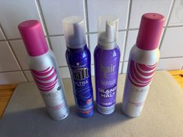 Haar-Schaumfestiger 4er Set Ombia & Schwarzkopf Taft