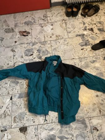 Columbia Jacke winddicht grün schwarz Grösse M