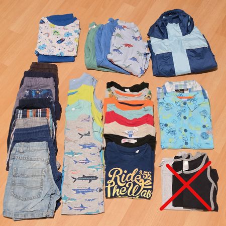 28-teiliges Sommer-Kleiderset Gr.98-104☀️💙