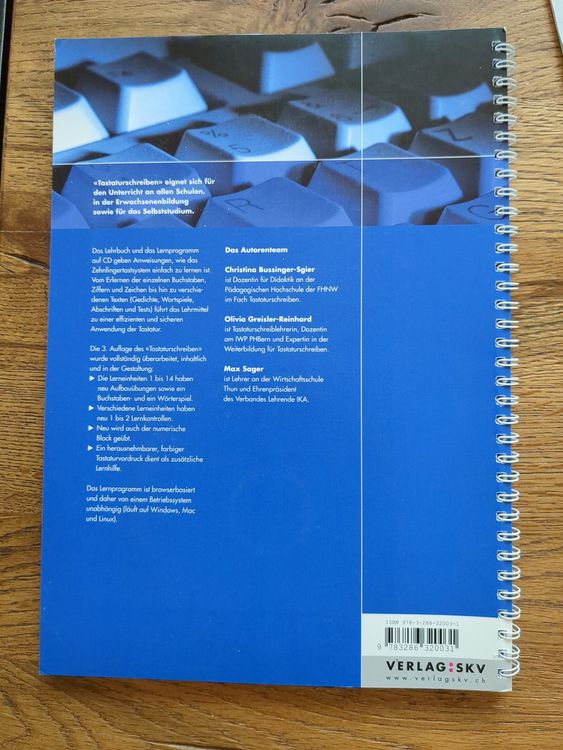 Tastaturschreiben Buch + CD + Tastaturvorlage Verlag SKV NEU (Neu ...