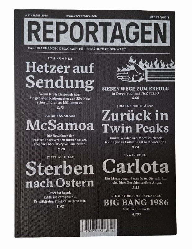 Zeitschriften & Magazine: REPORTAGEN Nr. 27 März 2016 – Gebraucht aus Wil SG von Restwert_Wil
