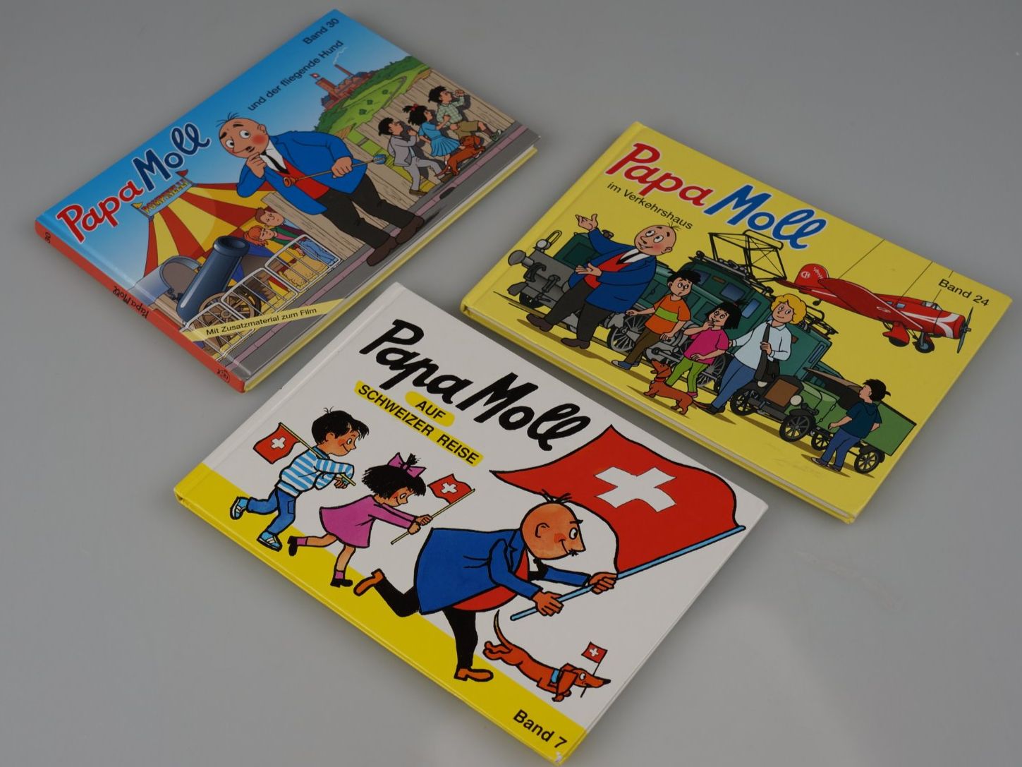 Fumetti: 3 Individuelle Papa Moll Bänder – Usato da Rüti ZH venduto da Restwert_Rueti_ZH