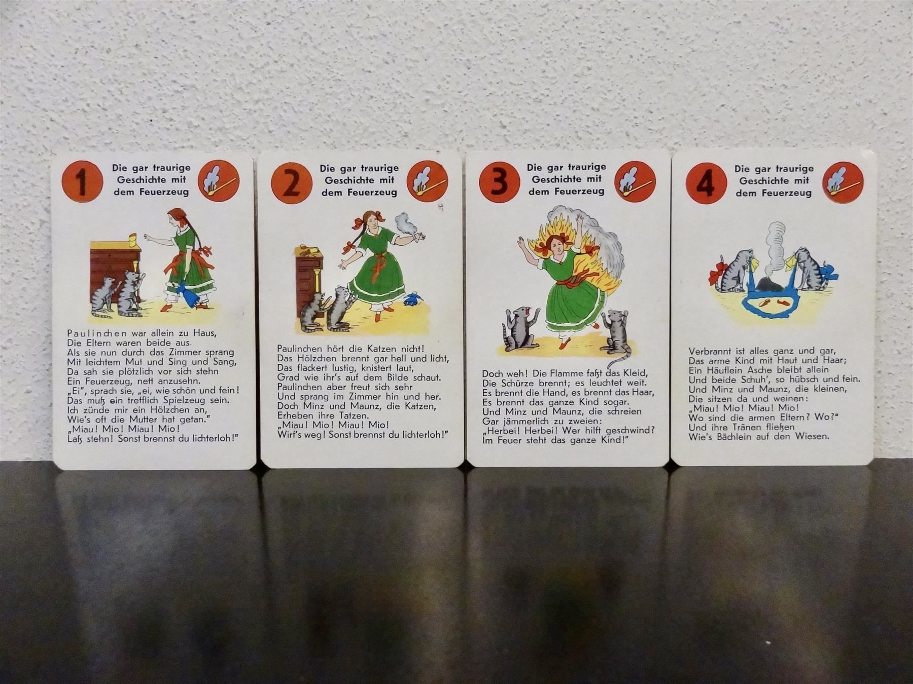 Giochi: schönes altes Quartett STRUWWELPETER – Usato da Kerzers venduto da wisaundso 2