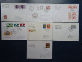 Automobil-Postbüro Stempel Nr. 2/3/4/5/6/5 Anhänger
