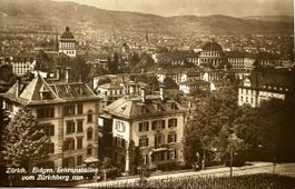 AK Von 1923 Eidg.Lehranstalten vom Zürichberg aus.