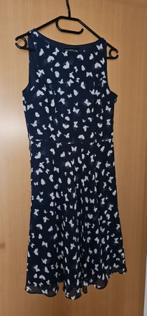 Patrizia Dini Sommerkleid, Gr. 36, dunkelblau
