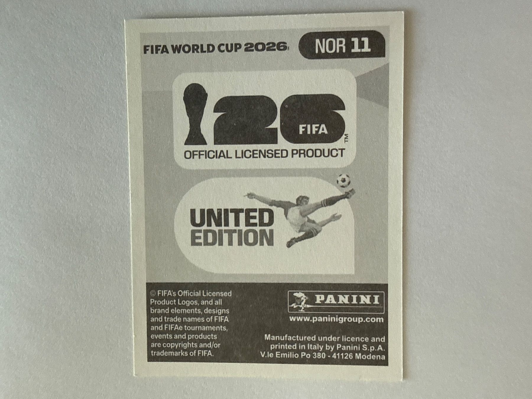 Panini Carte collezionabili: Berge NOR11 - Panini CH Edition WM 2026 – Nuovo (secondo la descrizione) da Grenchen venduto da nicus_aveiro 1