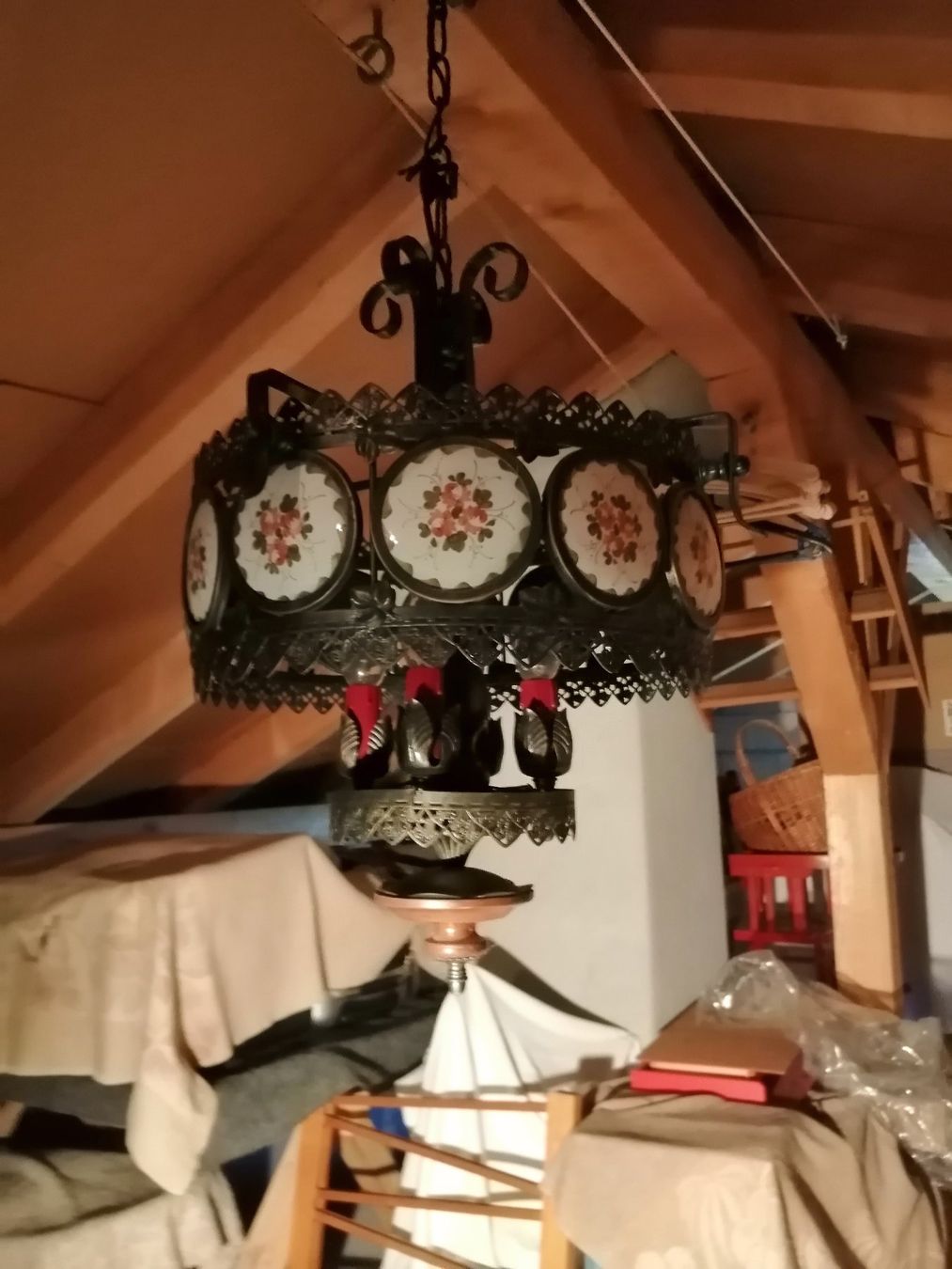 Lampes: 3 Antike Lampe – D'occasion à Werdenbergs par miliana1