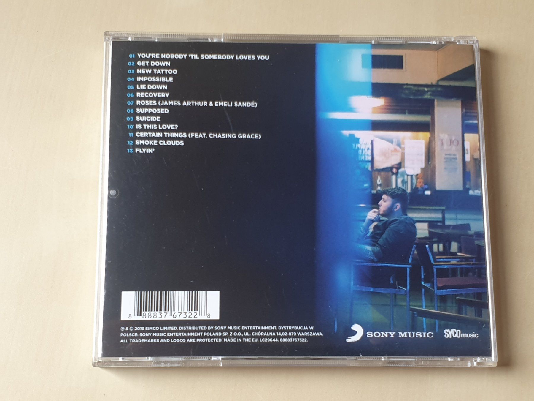 CD: James Arthur – Usato da Stansstad venduto da collectorsshop 1
