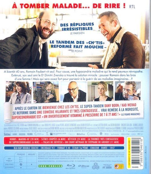 Tutti i DVDs: SUPERCONDRIAQUE – Nuovo (secondo la descrizione) da Bursins venduto da Adabel 1