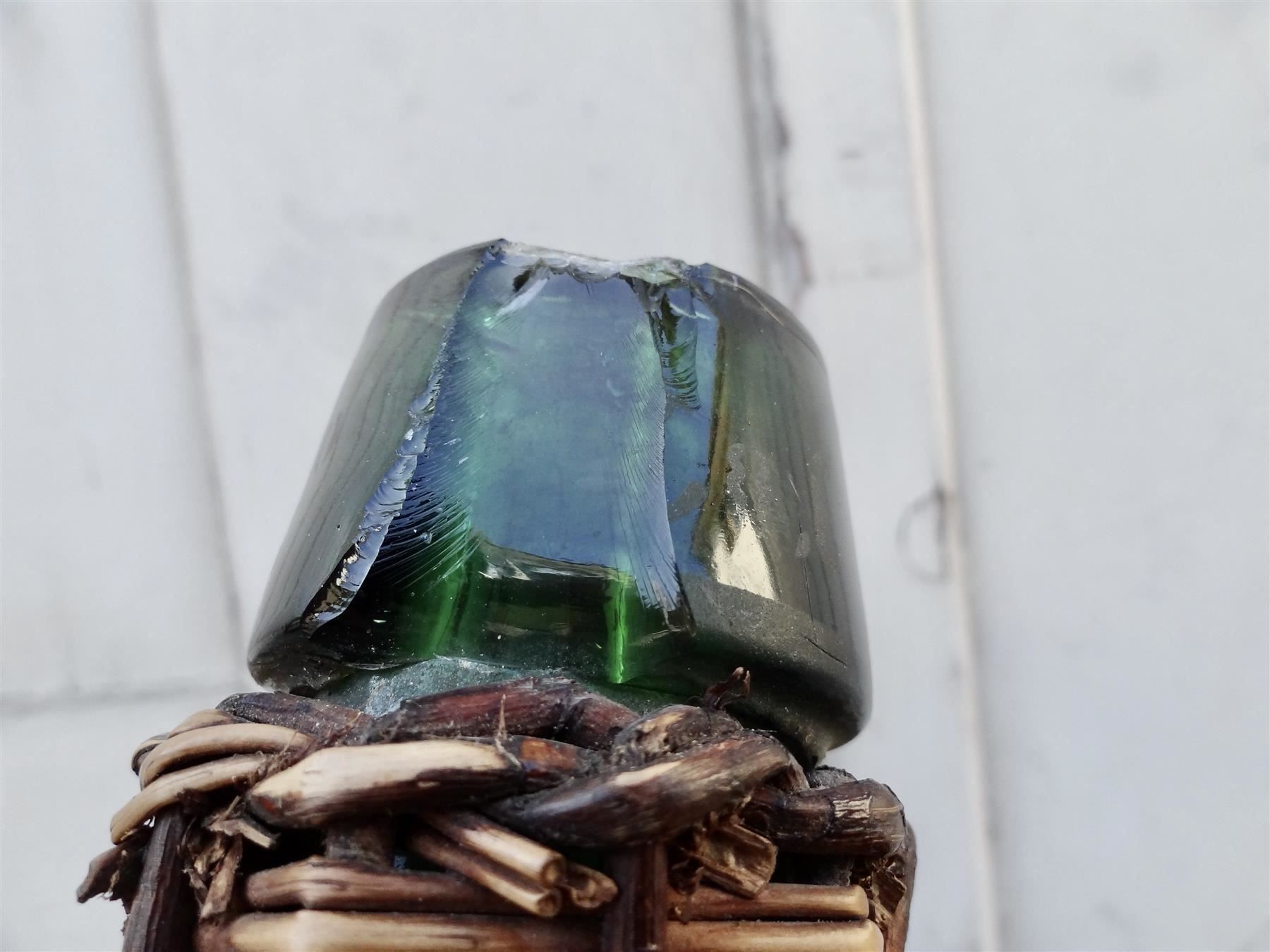 Bottiglie: alte Korbflasche geeicht 1945 – Usato da Kerzers venduto da Flaschenposten 7