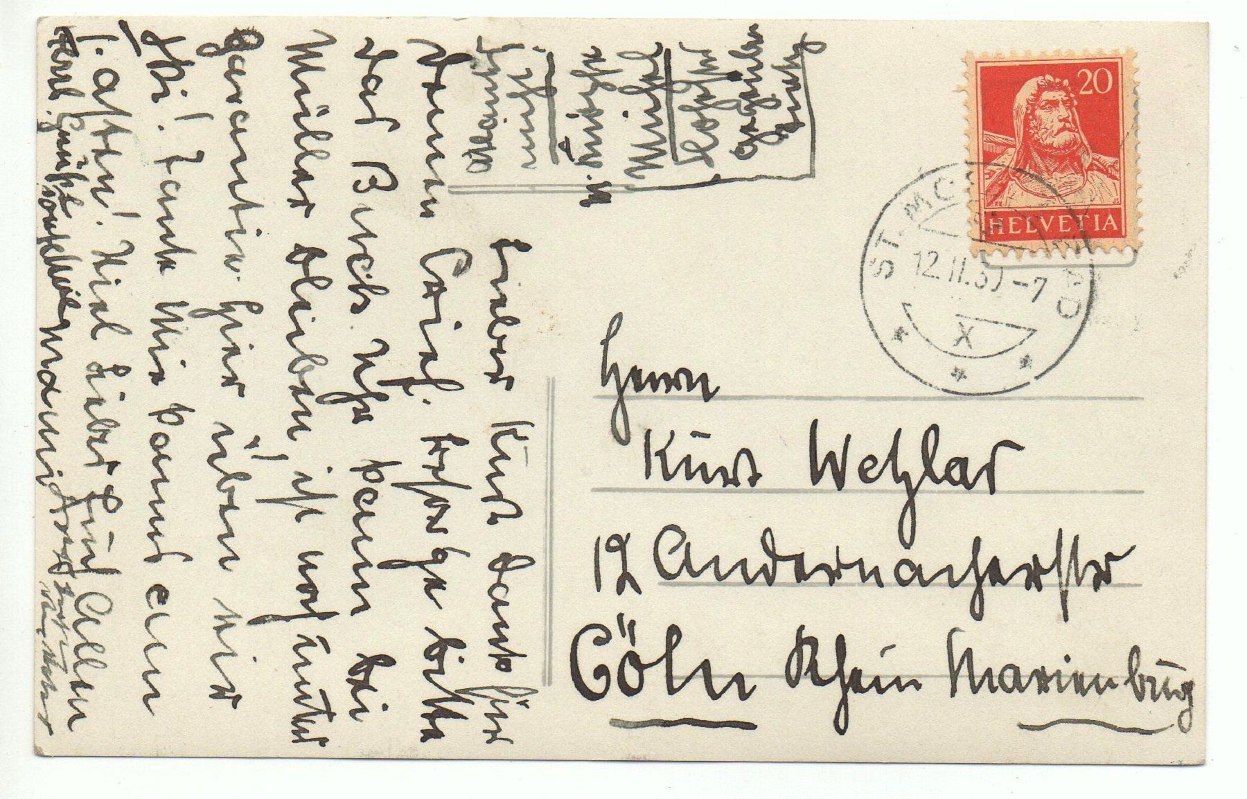 Cartes postales: ST. MORITZ Wintersport - Junger Skifahrer – D'occasion à Jona par philajona 1
