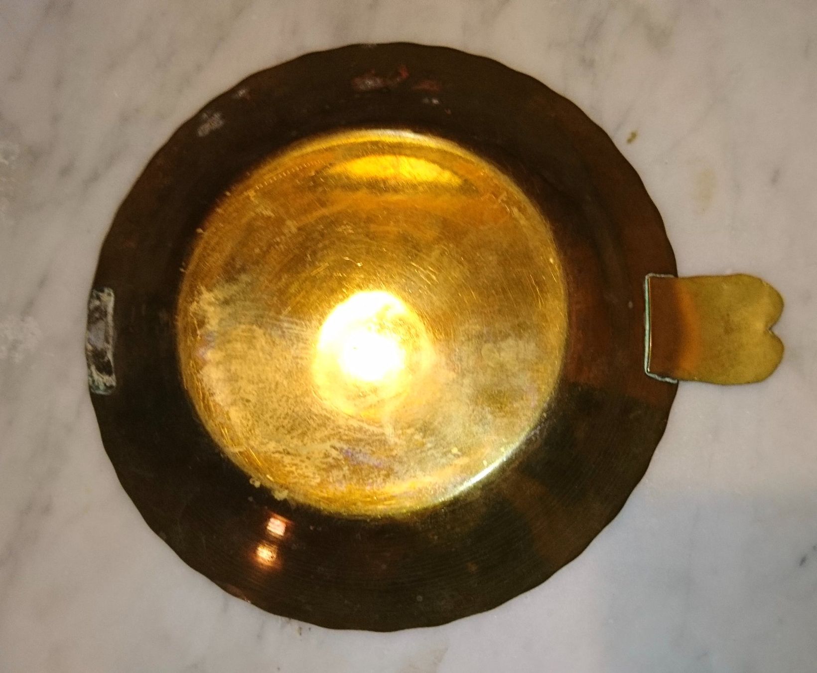 Piatti di portata: Petite soucoupe métal doré – Usato da Châtelaine venduto da fil_7lqg 3