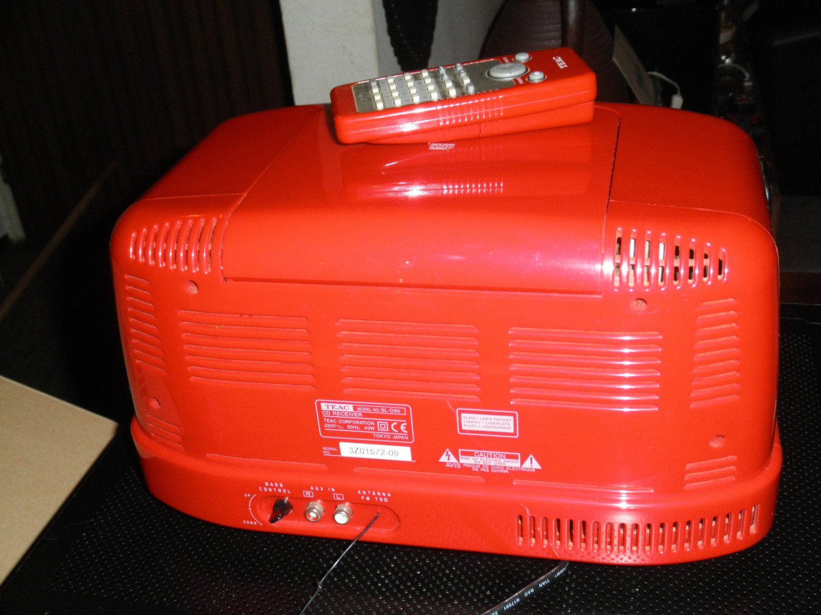 Teac Multimediaplayer & Streamer: Radio CD Player TEAC SL-D90 Rot Retro Design – Gebraucht aus Wittenbach von Nostalgie1965 4