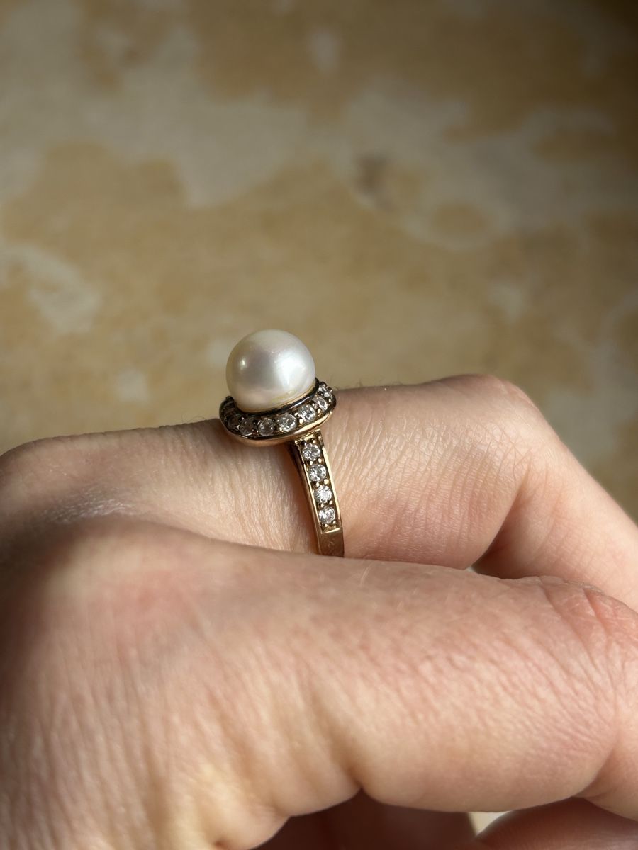 Anelli: Silberring mit Perle  Gr. 63/23mm 👍 – Usato da Laufen venduto da belleskulptur 7