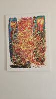 Toile abstraite colorée - Art unique pour votre intérieur!