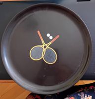 Plateau Couroc noir - raquettes de tennis, résine