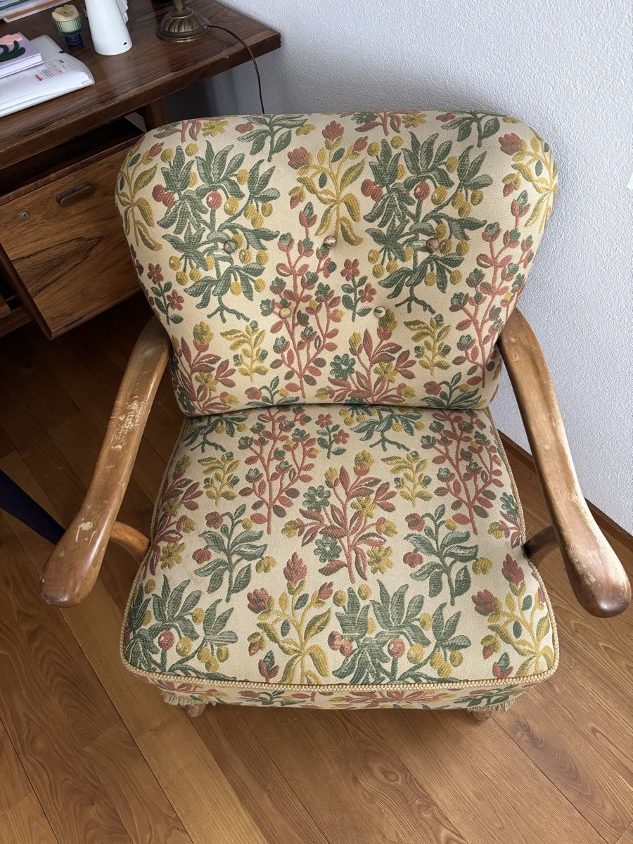 Poltrone: Vintage Blumen-Sessel  – Usato da Neuheim venduto da LucasCorreia 1