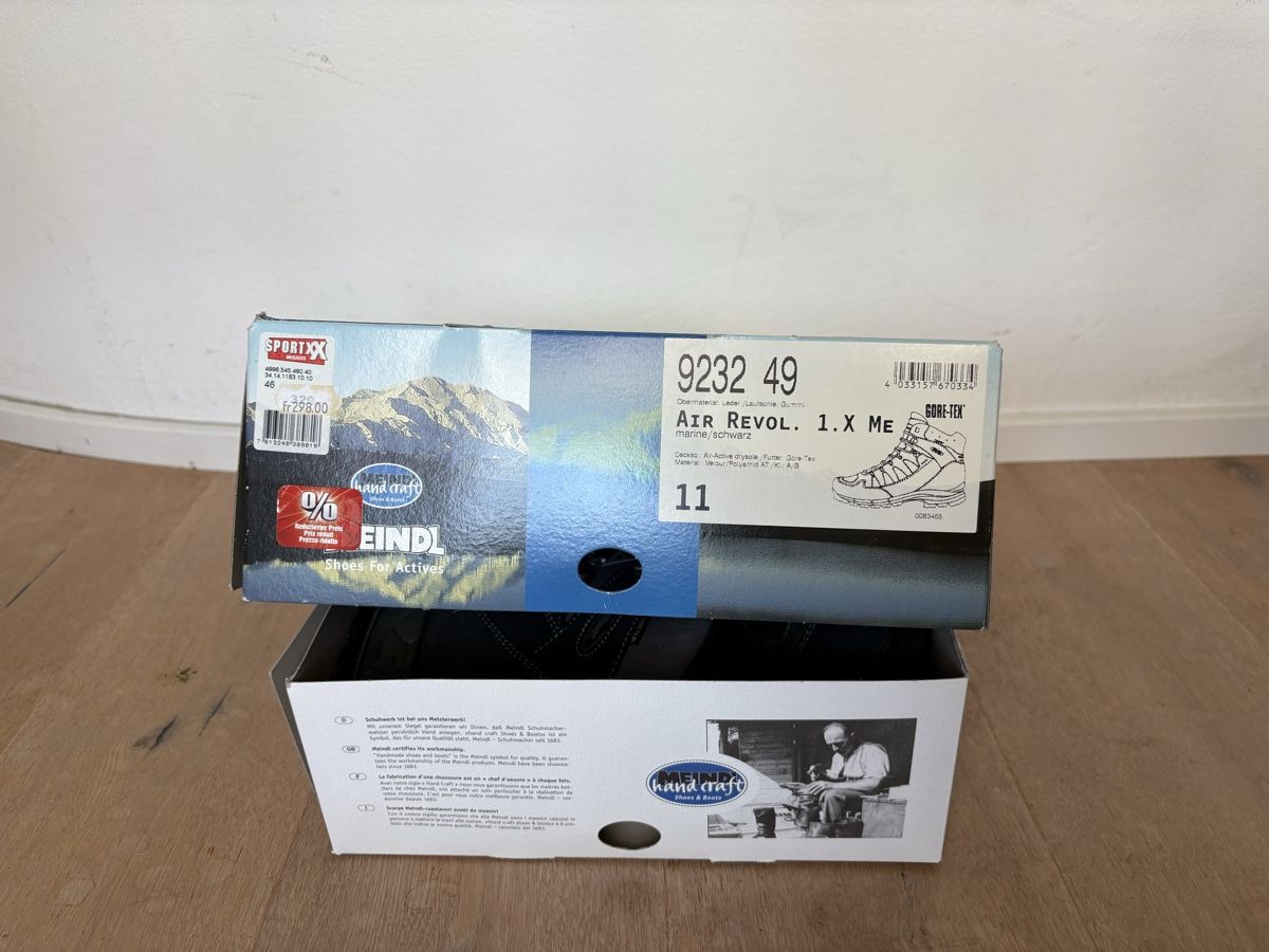 Meindl Scarpe da uomo: Meindl Air Revolution Wanderschuhe Gr. 46 NEU – Nuovo (secondo la descrizione) da Maennedorf venduto da Petraam 6