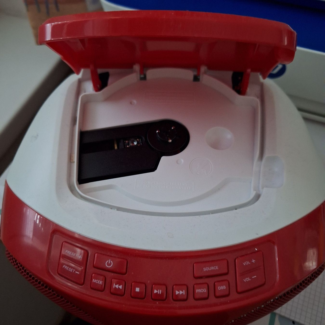 Philips Lettore multimediale portatile: CD Player Philips AZ2218/R2 rot gebraucht – Usato da Hettenschwil venduto da Schneuggi2 5