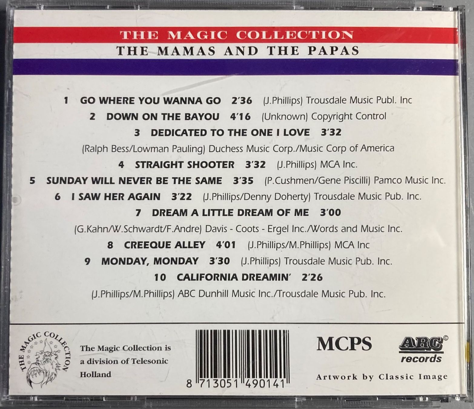 CD: THE MAMAS & THE PAPAS - THE MAGIC COLLECTION – Usato da Poliez-Pittet venduto da Newtown-Records 1