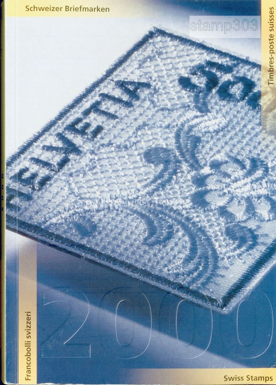 Tutti i francobolli: 2000 Jahrbuch Ersttagsstempel – Usato da Eggersriet venduto da stamp303