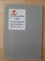 Hornerblatt 1963 Vereinigung für Heimatpflege Büren a/A