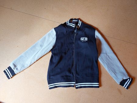 SCB Jacke blau grau Reissverschluss guter Zustand - Gr. XL