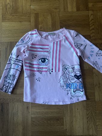 Kenzo Kids Pink Long Sleeve Top, Size 104, Great Condition