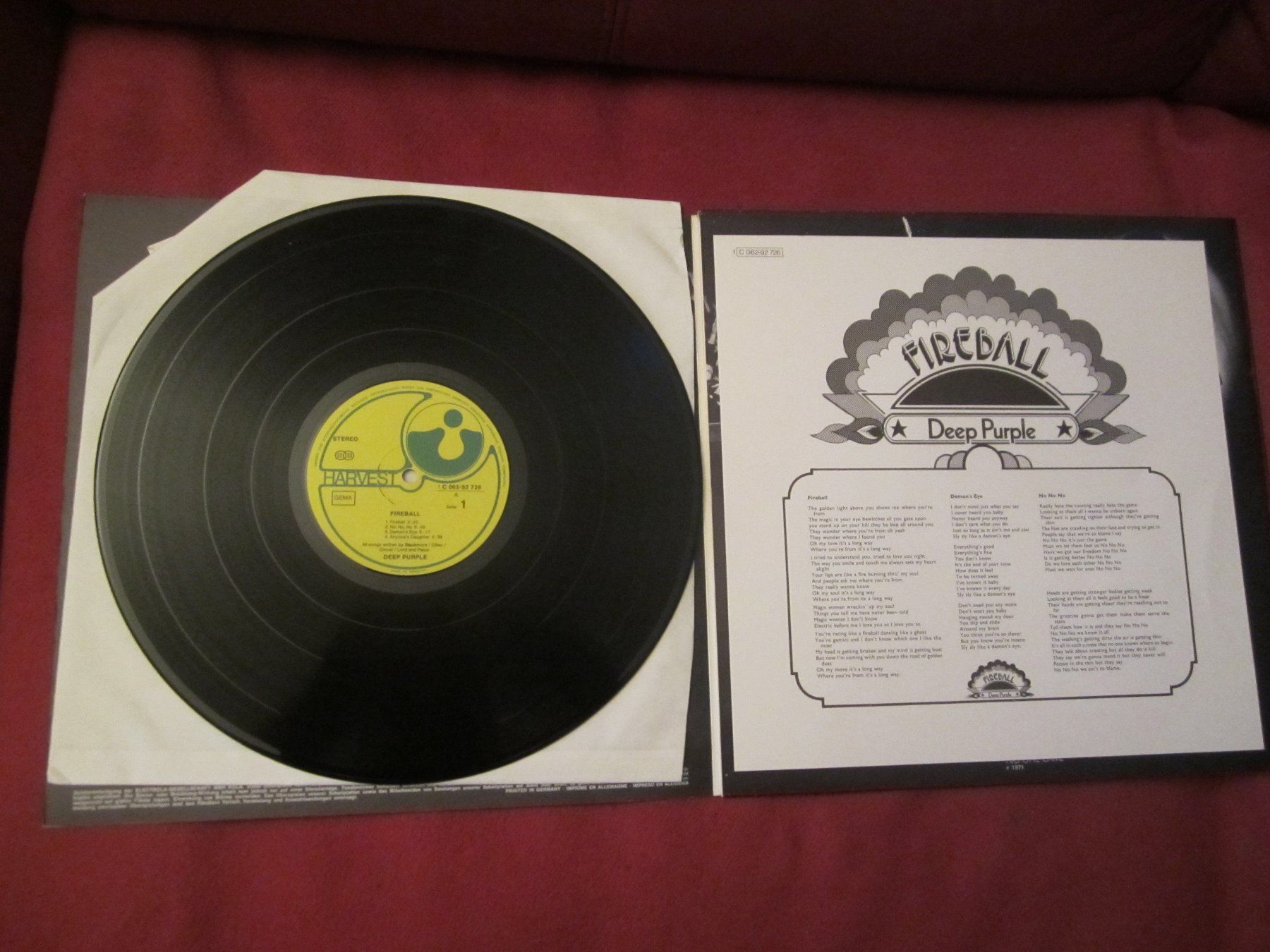 Schallplatten: LP:DEEP PURPLE-FIREBALL!!! EMI MADE IN GERMANY !!! – Gebraucht aus Volketswil von nemo2000 3