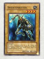 Seltene Yu-Gi-Oh Karte "Insektenritter" (1. Auflage)