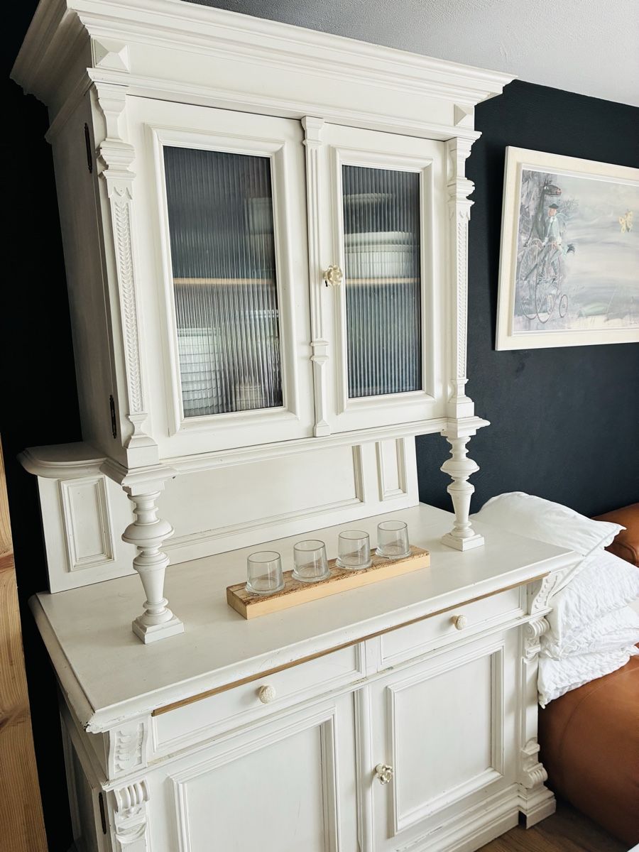 Credenze: Buffet Landhaus Shabby cremeweiss – Usato da Scharans venduto da fil_ngr5