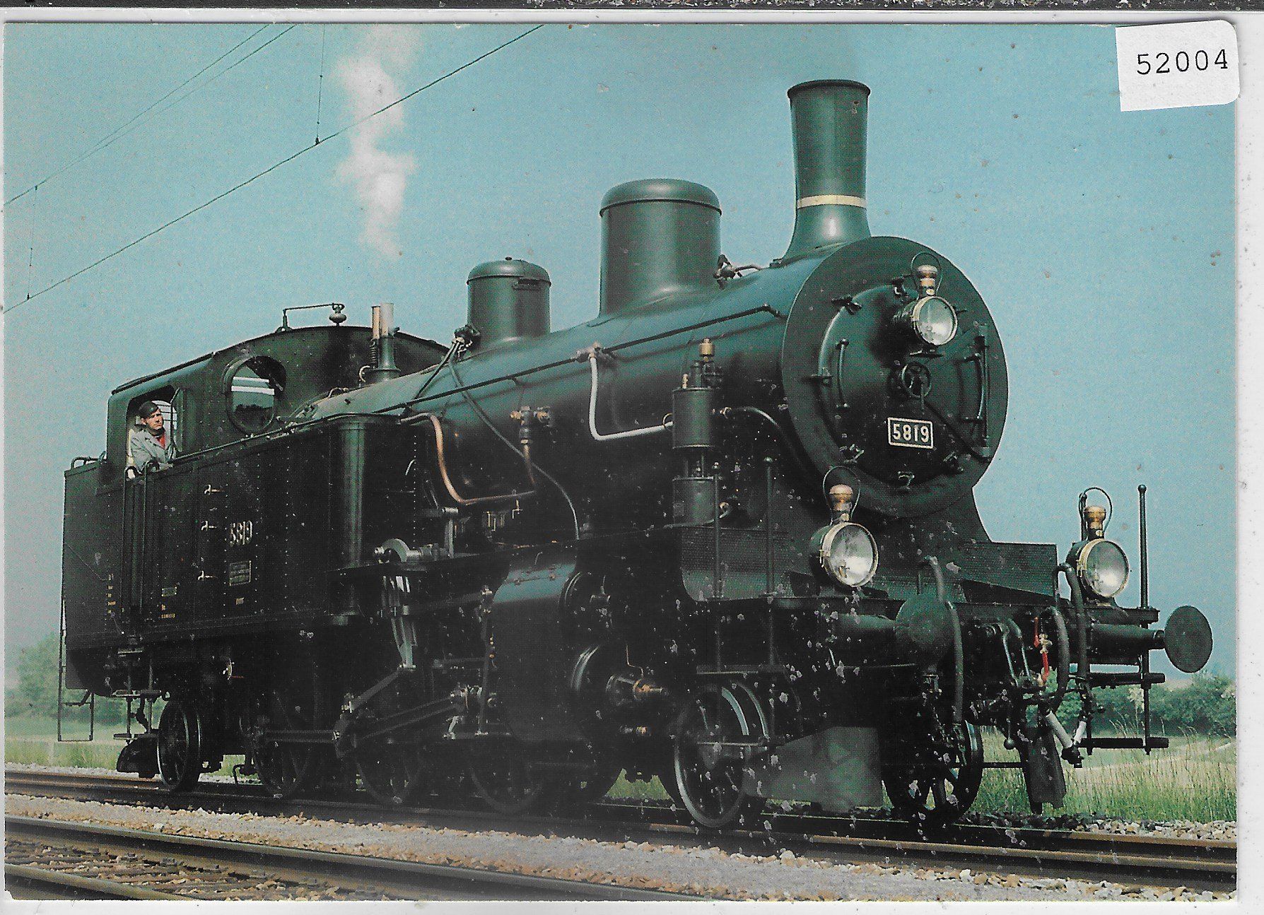 Cartoline postali: SBB - Eb 3/5 5819 1912 - Dampflok – Usato da Ettingen venduto da Kartenplanet