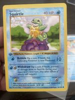 Pokemon Schiggy Squrtle 1 edition Shadowless