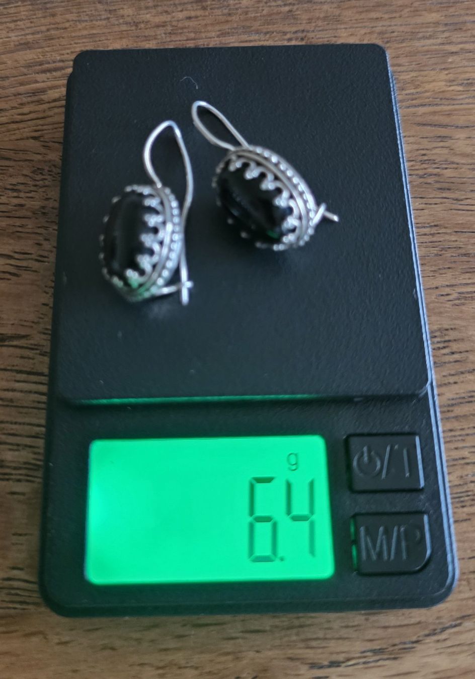 Boucles d'oreille: Wunderschönen Ohrringe Silber  Onyx-Stein oval – D'occasion à Basel par sci_67ms 7