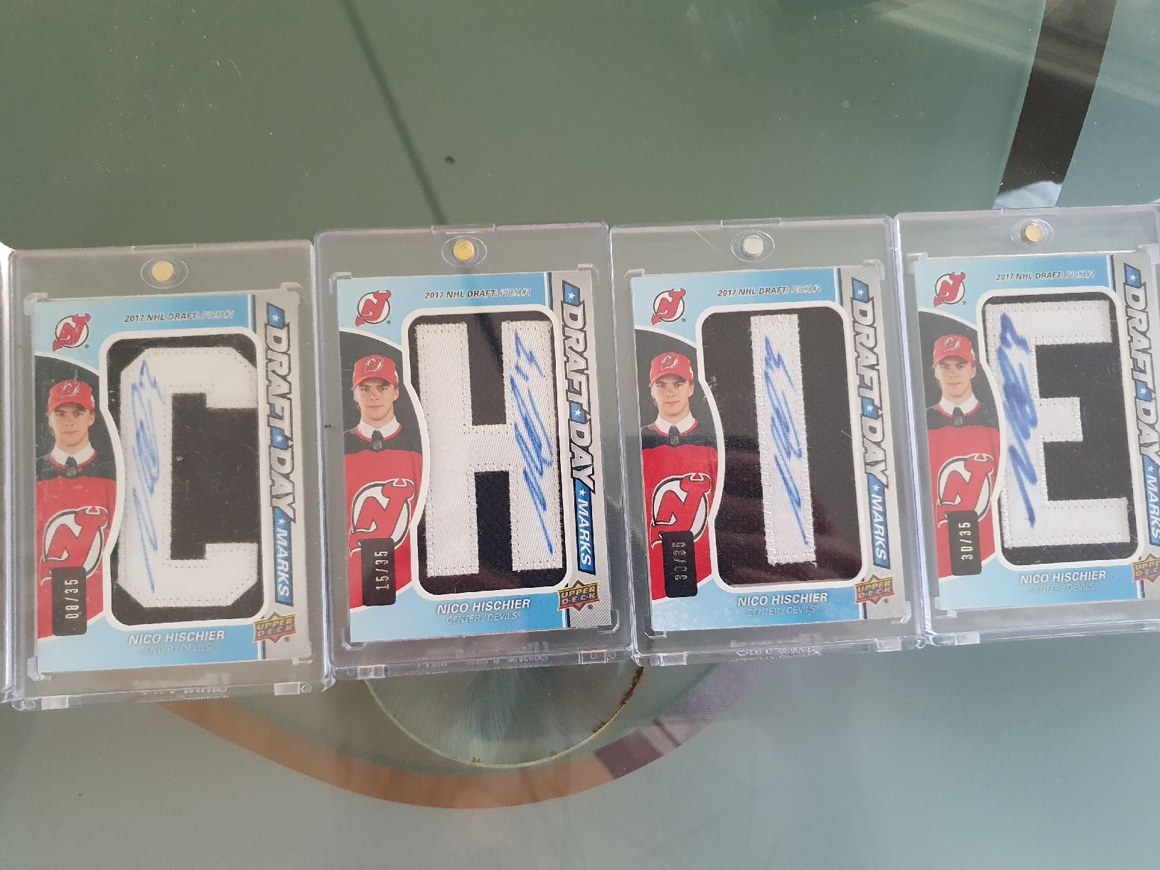 NHL Sammelbilder & Trading cards: Nhl Karten von Nico Hischier – Gebraucht aus Büren an der Aare von Trash4 2