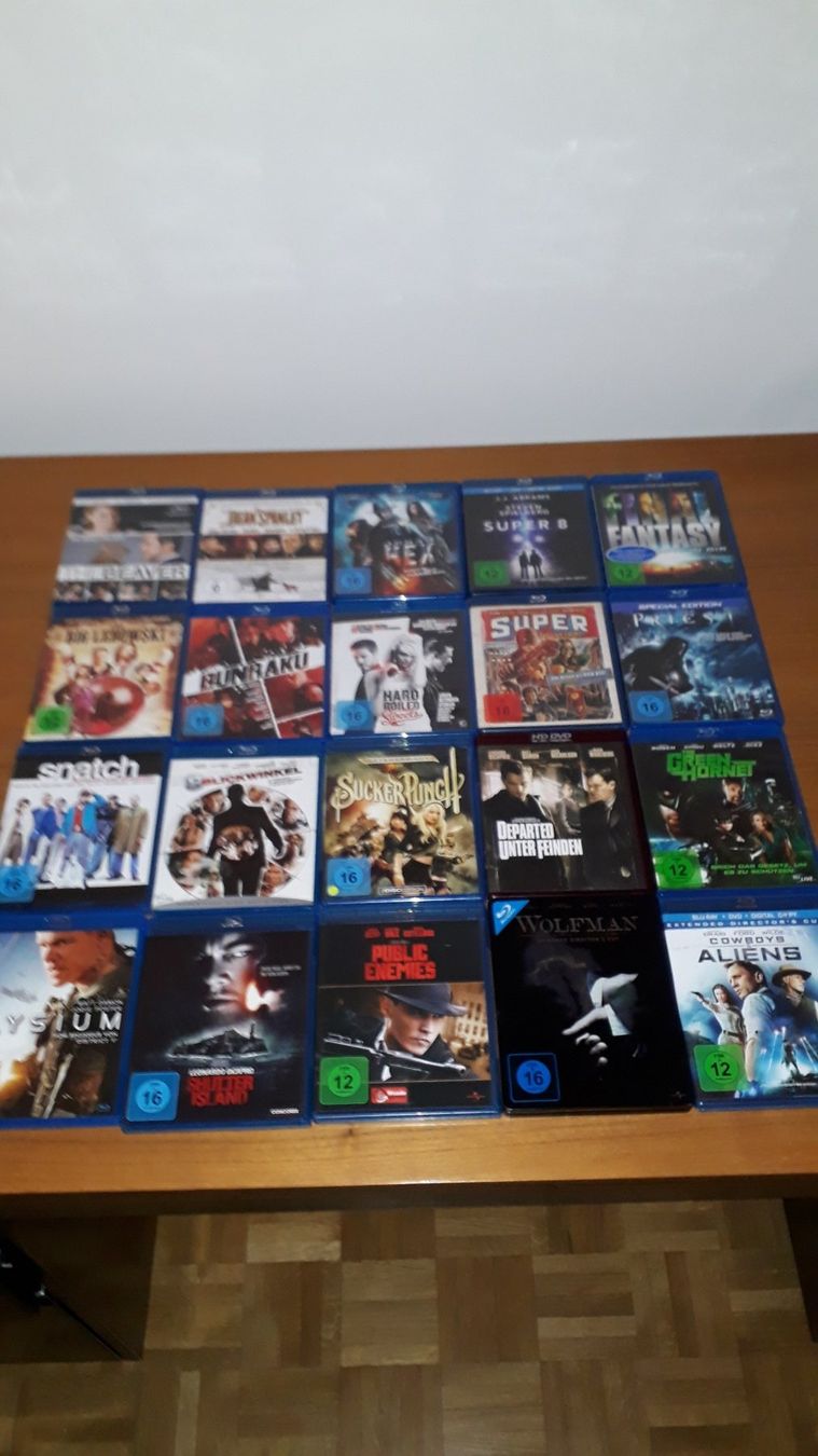Alle DVDs: 20 Blu Ray Filme – Gebraucht aus Cham von vento9