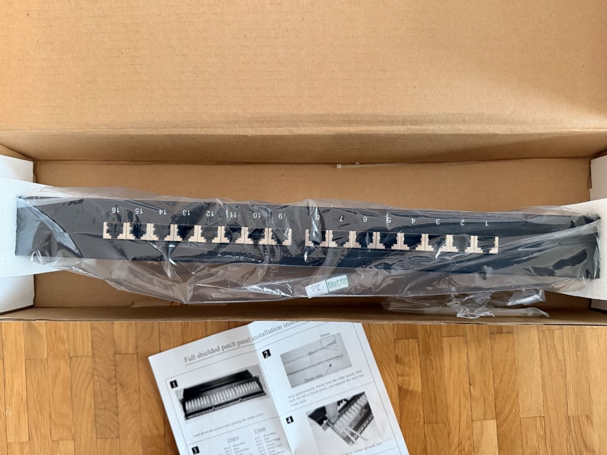 Server: Netzwerk Komponenten - Patch Panel, 16 Port, Full Shielding! – Nuovo (secondo la descrizione) da Zürich venduto da Gadgets2020 5