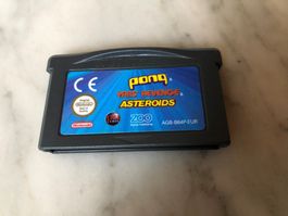 PONG, YARS REVENGE , ASTEROIDS SPIEL FÜR GAME BOY ADVANCE