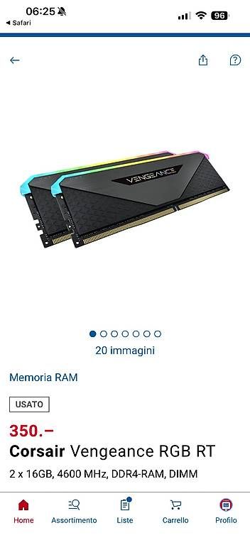PC: Vendo componenti da gaming – Usato da Bedano venduto da GM2199 3