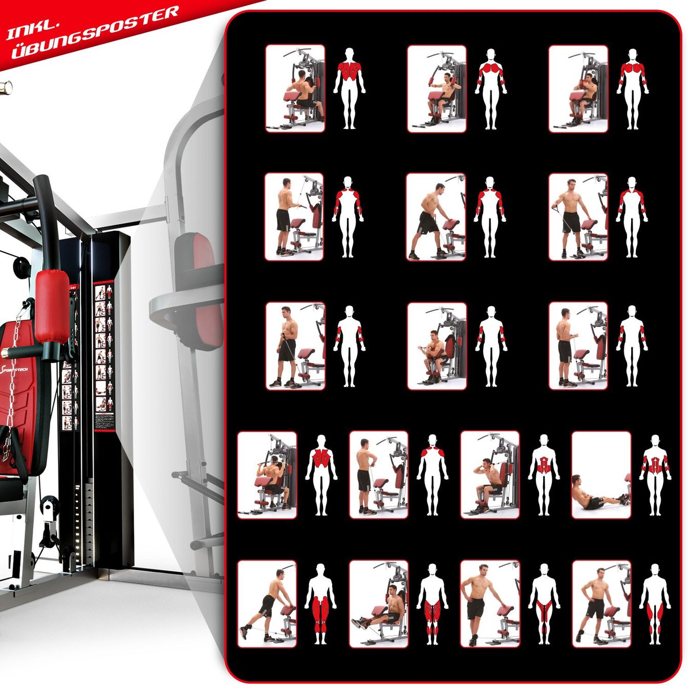 Hometrainer: HGX200 Kraftstation – Neu (gemäss Beschreibung) aus Uster von Swisss2020 2