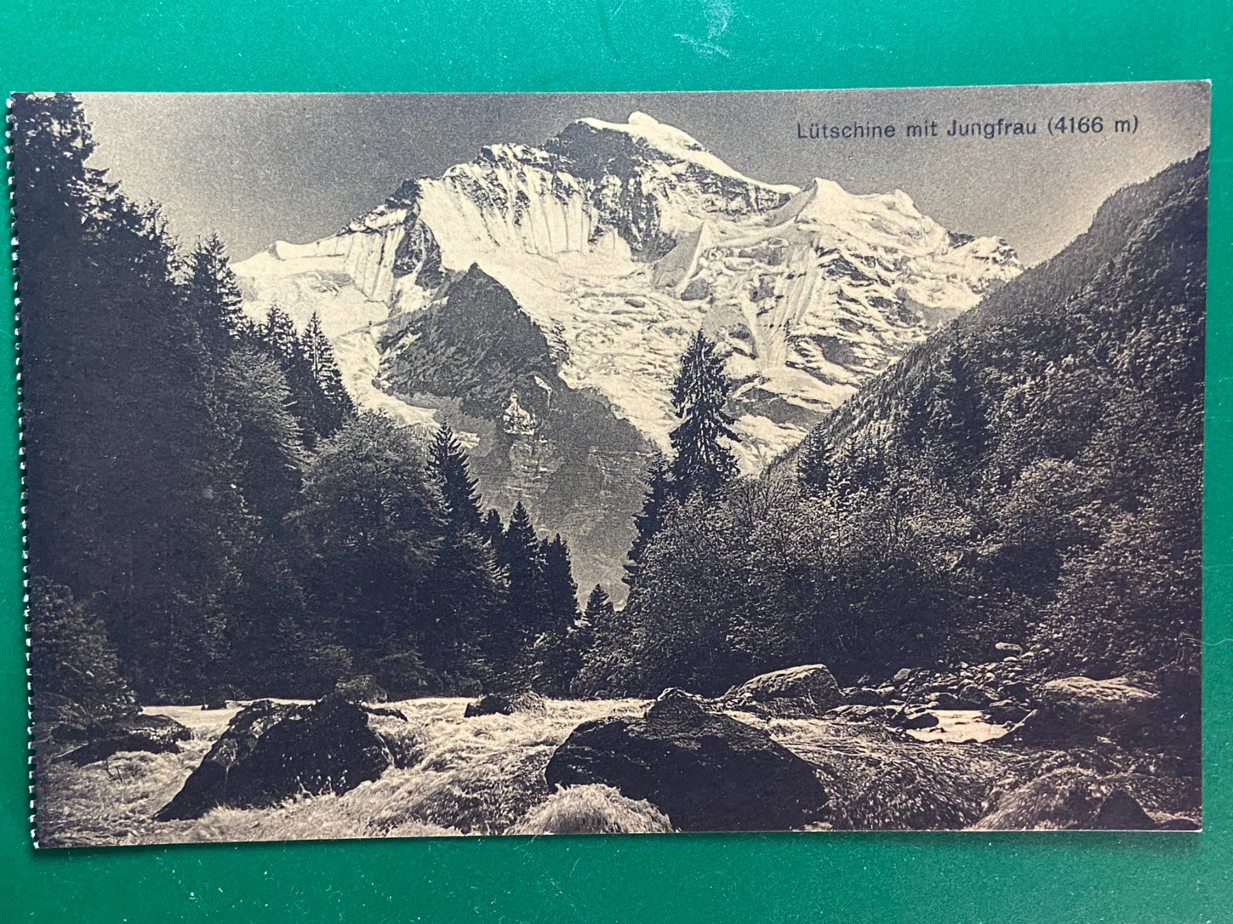 Cartoline postali: Lütschine mit Jungfrau – Usato da Steg VS venduto da danwer74