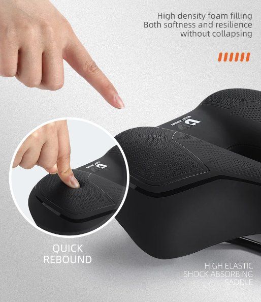 Pezzi di ricambio: Ergonomischer Oversize-Fahrradsattel – Nuovo e nell'imballaggio originale da Geneve venduto da Titi2008 1