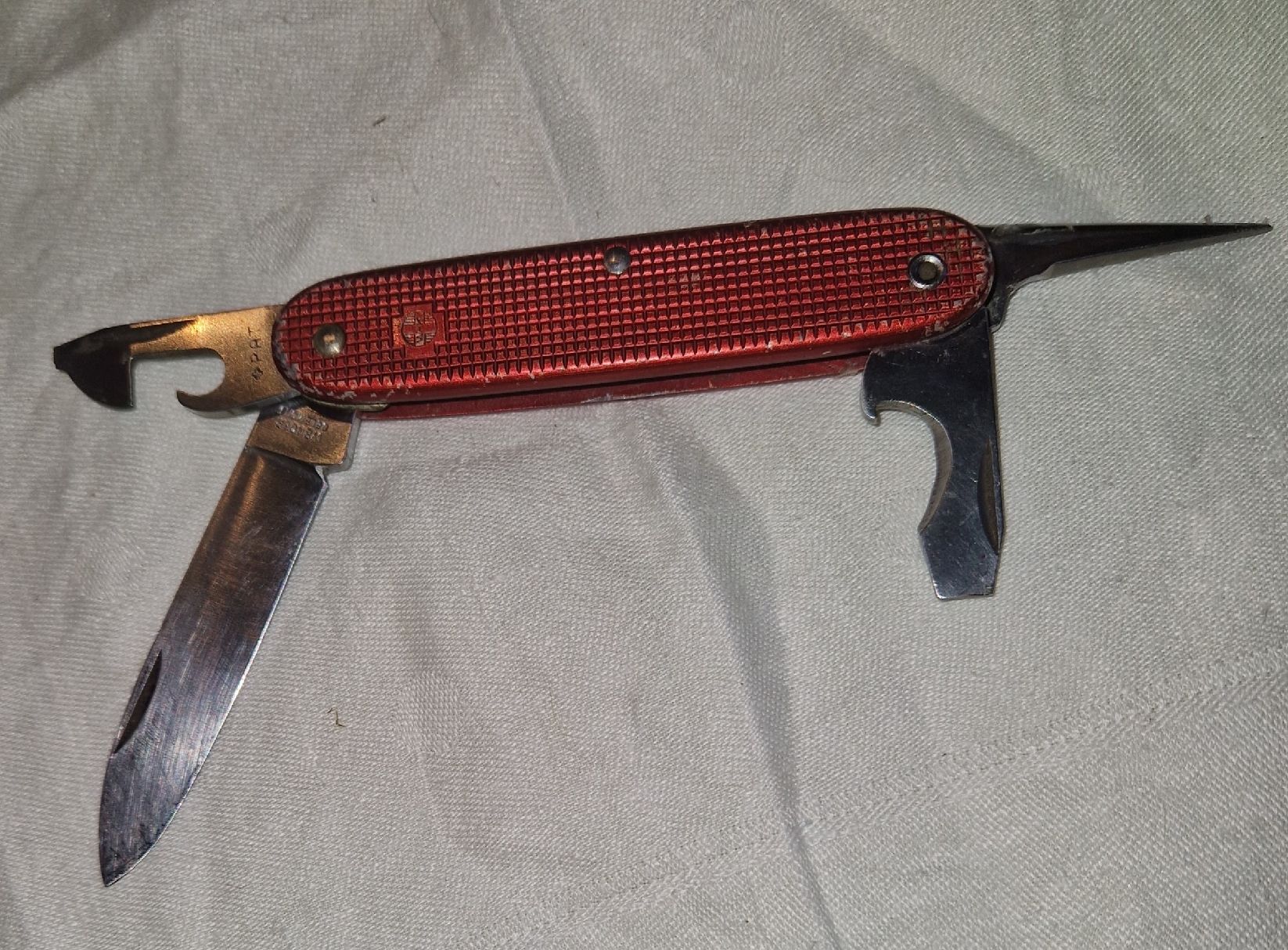 Wenger Taschenmesser: Wenger Delemont rotes Sackmesser.64. – Gebraucht aus Willisau von mar_j55v 4