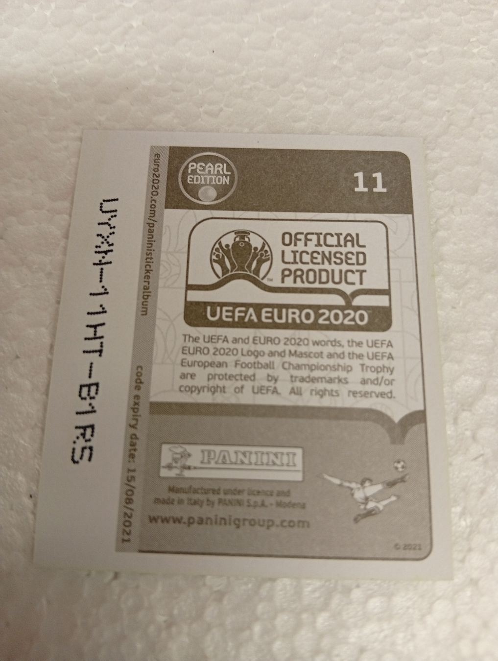 Panini Sammelbilder & Trading cards: Panini Euro 2020 Italien Wappe  – Neu (gemäss Beschreibung) aus Bodio TI von djsep61 1