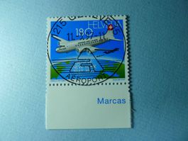 1997 Sondermarke Nordatlantikflüge 918 ET Vollstempel